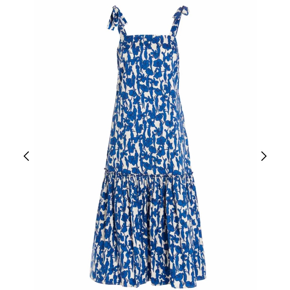 Tory Burch Blue and White Dress